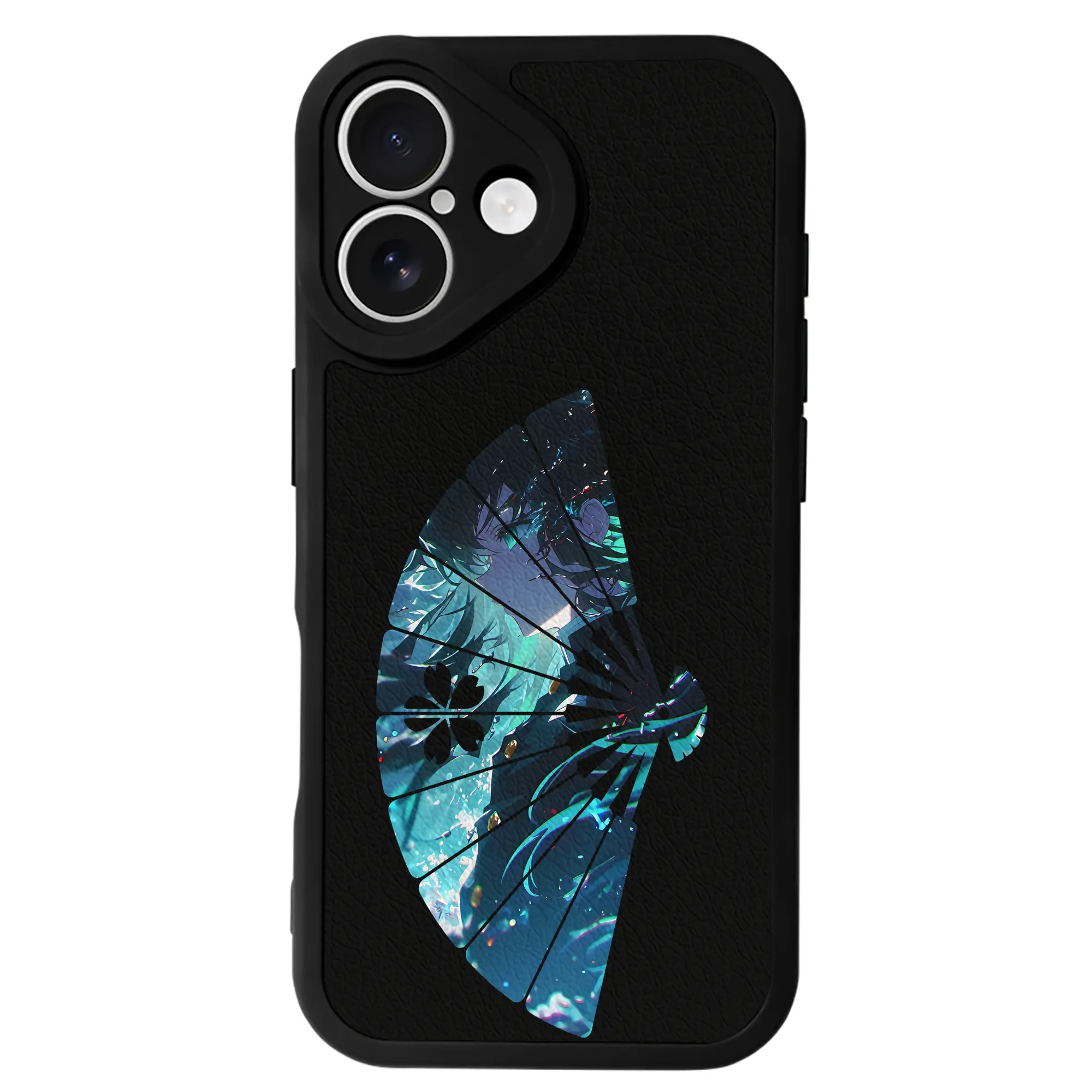 鬼滅の刃 グッズ,時透 無一郎 - IPhone 16シリーズ対応 ・ シリコンスマホケース ・ レザー調 ・ 高精度フィット ・ 耐衝撃 ・ ワイヤレス充電対応 ・ 精密カット